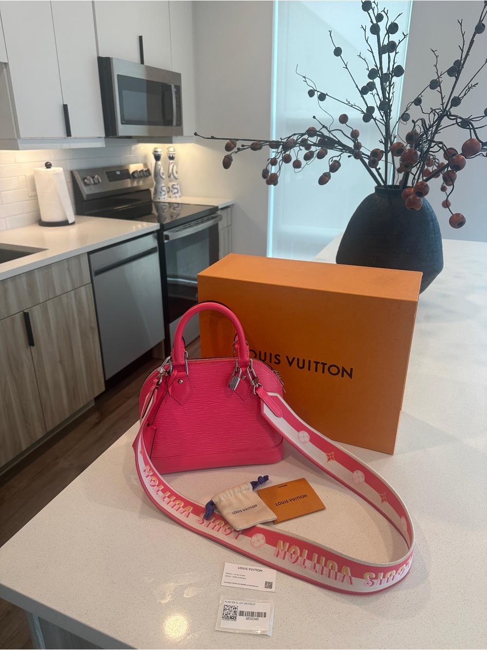 Louis Vuitton  Pink Alma BB